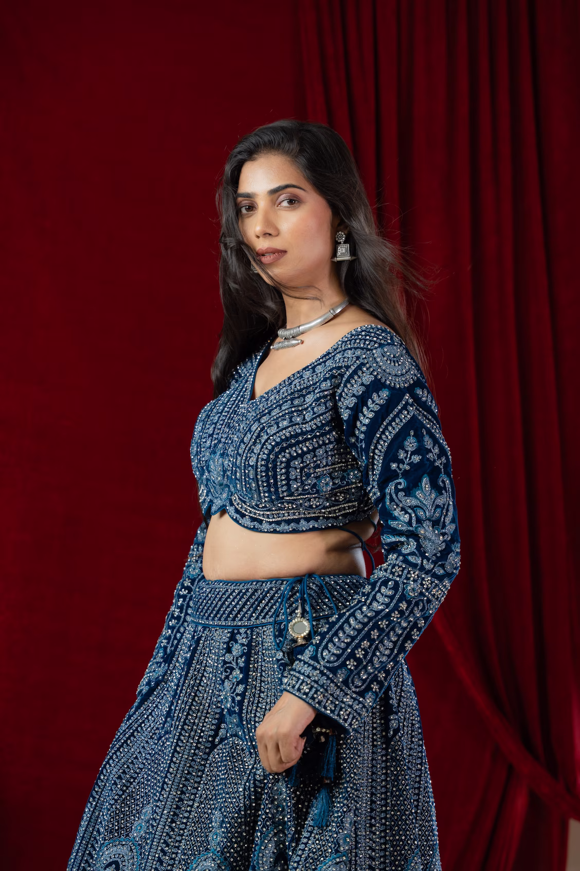 Mirror Work Lehenga